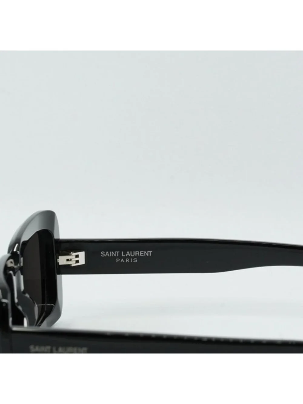Saint Laurent SL534 SUNRISE 001 Sunglasses Shiny Black Rectangle Frame